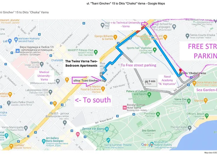 New The Twins Two-bedroom, 3 At 15 Tsani Ginchev Street, Floor 2 *