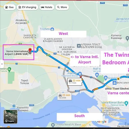 New The Twins Two-bedroom, 3 At 15 Tsani Ginchev Street, Floor 2 公寓